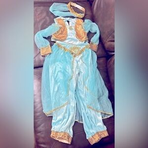 Gillian’s Closet Deluxe Kids Arabian Jasmine Princess Dress-up Costume